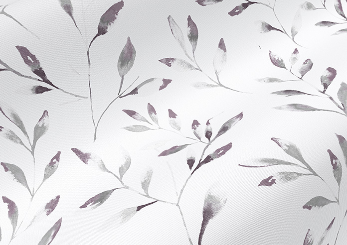 Laurel Leaves, Grape - Twist&Fit Roller Blind - Image 4